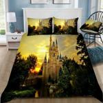 disney castle in the sunset 407 duvet cover bedding set d2173714
