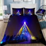 disney castle under the yellow light rays 396 duvet cover bedding set d2173669