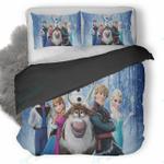 disney frozen all characters poster duvet cover bedding set d2174642