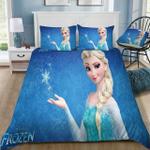 disney frozen elsa snow flakes 25 duvet cover bedding set d2173924