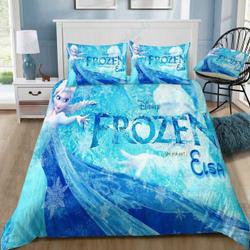 Disney Frozen Elsa The Ice Queen 46 Beautiful Decor For Disney Fan Bedding Set Duvet Cover Meaningful Gift For Love