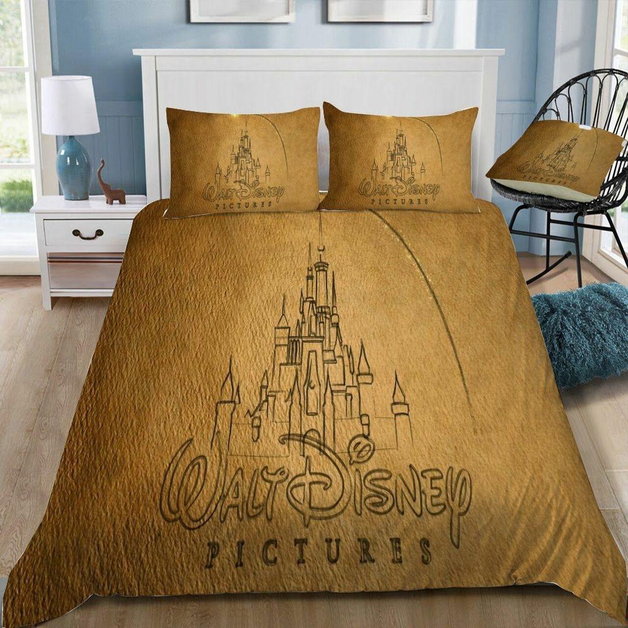 Disney Logo 15 Beautiful Decor For Disney Fan Bedding Set Duvet Cover Meaningful Gift For Love disney logo 15 duvet cover bedding set d2174869