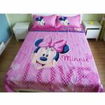 disney lovely pink minnie mouse winnie duvet cover set 3 or 4 pieces twin single size bedding set