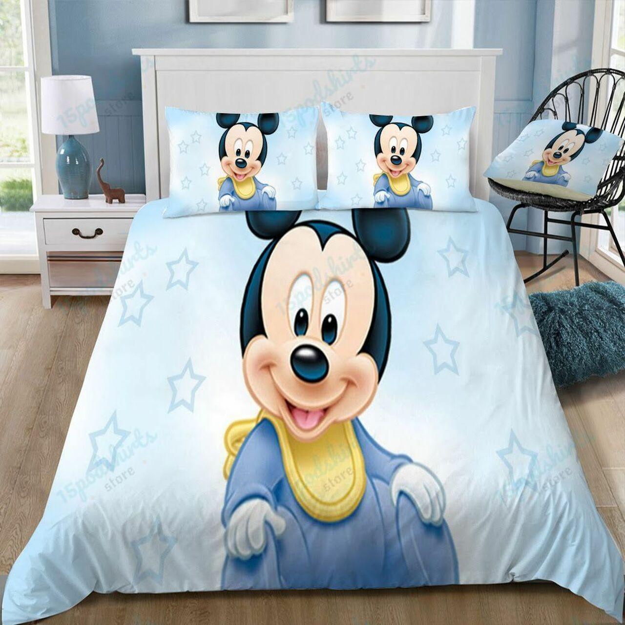 Disney Mickey 4 Beautiful Decor For Disney Fan Bedding Set Duvet Cover Meaningful Gift For Love disney mickey 4 duvet cover bedding set d2173994