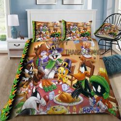 Disney Thanksgiving 1 Beautiful Decor For Disney Fan Bedding Set Duvet Cover Meaningful Gift For Love