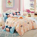disney young mickey minnie mouse peach bedding sets bedroom decor duvet cover pillowcases free