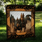 doberman double tap quilt blanket dhc31121105td d2447173