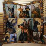 doberman quilt blanket dhc13124079vt d2482692