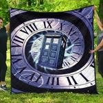 doctor who tardis funny gift idea for fan quilt d2422655