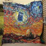 doctor who tv series tardis quilt blanket d2455278