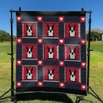 dog boston terrier hur quilt xx d2487821