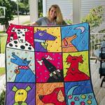 dog cartoon blanket th1807 quilt d2452296