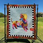dog dachshund hur quilt cysibc d2489005