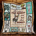 donkey cl19100263mdq quilt blanket d2482097