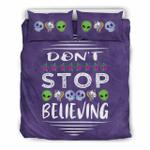 dont stop believing in aliens unicorns skulls funny cl10100136mdb bedding sets d2241235
