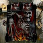 drag me to hell skull story printed bedding set bedroom decor d2114965