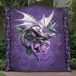 dragon and rose quilt blanket yhp8 quilt d2415290