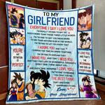 dragon ball goku girlfriend every time i say i love you quilt cc d2421879