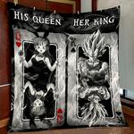 dragon ball queen and king vegeta bulma quilt cc d2421937