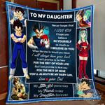 dragon ball vegeta daughter dad knock you down quilt cc d2421692