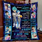 dragon ball vegeta love made us forever together custom quilt cc d2421548
