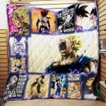 dragon ball vegetas sacrifice quilt blanket d2413730