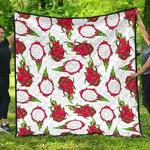 dragon fruits white background dhcdhc dt1910 quilt blanket d2412986