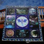 dragonflies are kisses from heaven quilt blanket tm99 quilt d2414804