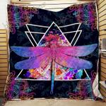 dragonfly cld180733 quilt blanket d2447749