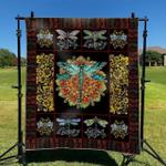 dragonfly dtc2410177 quilt blanket d2445714