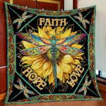 dragonfly faith hope love quilt blanket d2448354