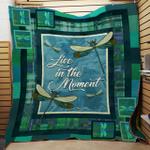 dragonfly live in the moment quilt blanket dhc31121249td d2482404