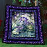 dragonfly lotus quilt blanket vd14 quilt d2415779