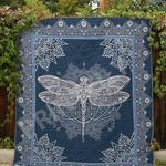 dragonfly lovely violet dragonfly quilt blanket dhc31121425td d2482434