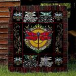 dragonfly ml130519 quilt blanket d2447961