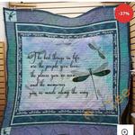 dragonfly the best things in life blanket quilt d2413678