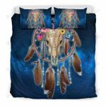 dreamcatcher cow skull bed sheets spread comforter duvet cover bedding sets d2123577