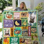 drop it like a sloth quilt blanket great customized blanket gifts for birthday christmas d2418271