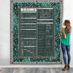 drums quilt blanket dhc150120556td d2446595