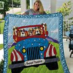 duqd15003 basset hound quilt blanket quilt d2414753