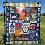 eat sleep cricket quilt blanket lk08 quilt d2416455