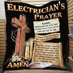 electricians prayer quilt blanket d2452827