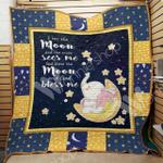 elephant and the moon cld280646 quilt blanket d2483883