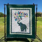 elephant dhckl0909 quilt blanket d2413050