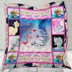 elephant mom and baby as long as im living my baby quilt blanket great customized gifts for 0