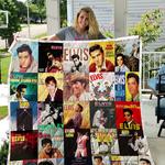 elvis presley albums poster quilt d2423396