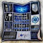 emt paramedic thin white line cl2100157mdq quilt blanket d2478706