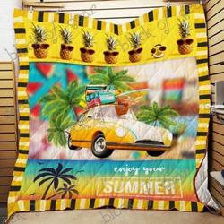Enjoy Summer Cl2100163Mdq Quilt Blanket