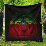 ethiopia lion warrior premium quilt a0 quilt d2419928