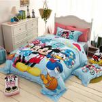excellent quality blue mickey mouse 3d bedding sets adults kids bedroom decor bedsheet duvet cover